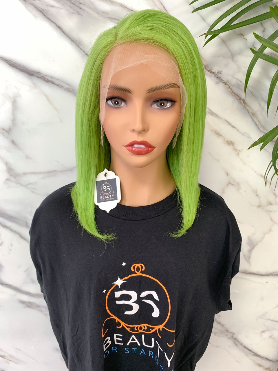 Light Green Bob Lace Frontal Bob 10inch13*4 Lace Frontal Wig