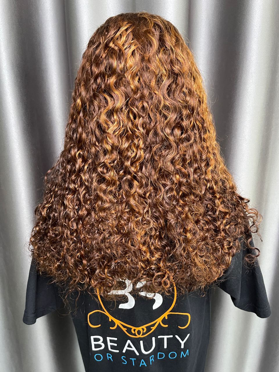 18inch Water Curly Wig, 200% density